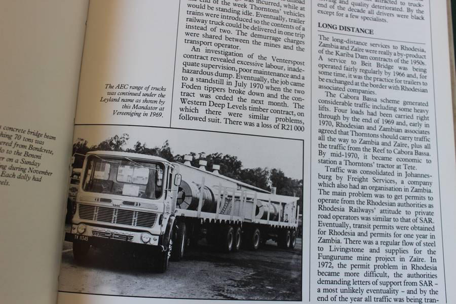 OUR WORLD ON WHEELS. History of United Transport in South Africa 1962-1987. T.B. Maund.