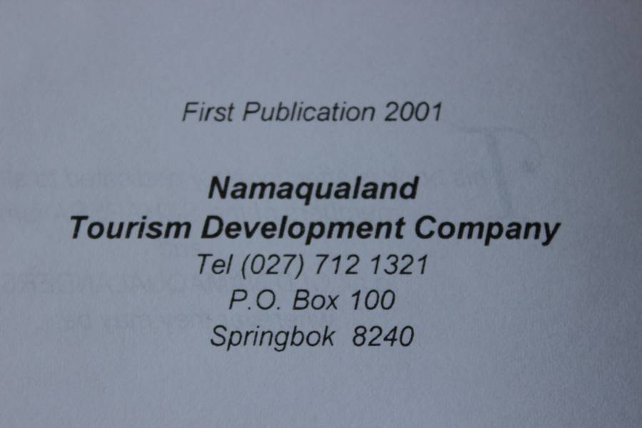 GOLDEN DAYS IN NAMAQUALAND  by Abe Schapera