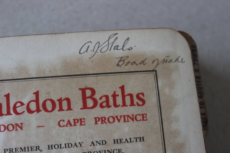 ROYAL AUTOMOBILE CLUB OF SOUTH AFRICA  Route book