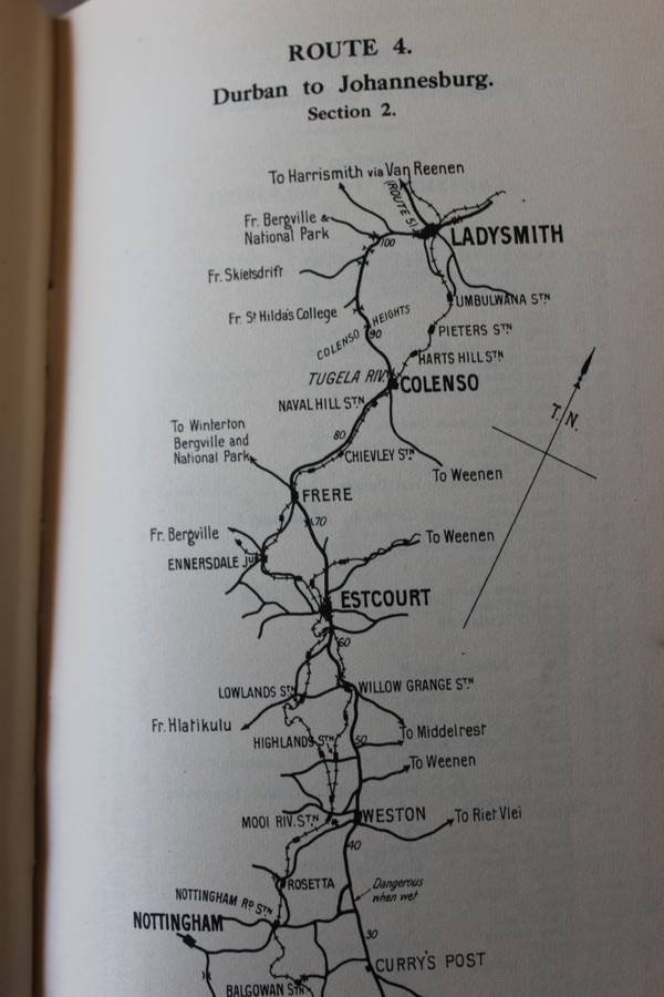 ROYAL AUTOMOBILE CLUB OF SOUTH AFRICA  Route book