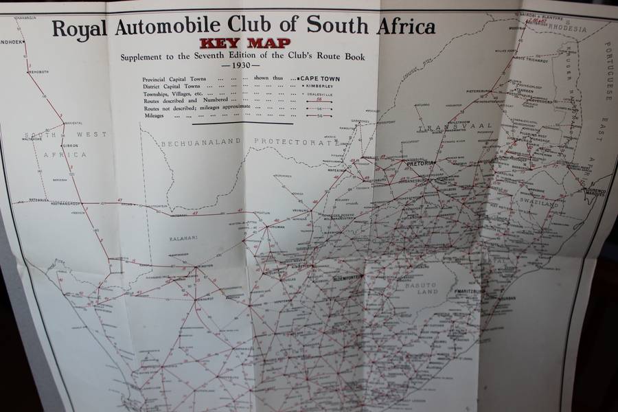 ROYAL AUTOMOBILE CLUB OF SOUTH AFRICA  Route book