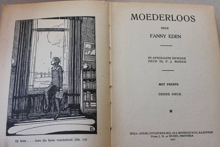 MOEDERLOOS  deur Fanny Eden  Die Brandwag Serie No 2  (1937)