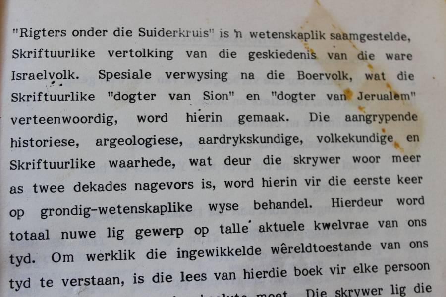 RIGTERS ONDER DIE SUIDERKRUIS  (God se volk - Israel)  deur Dr. N.A. Burger