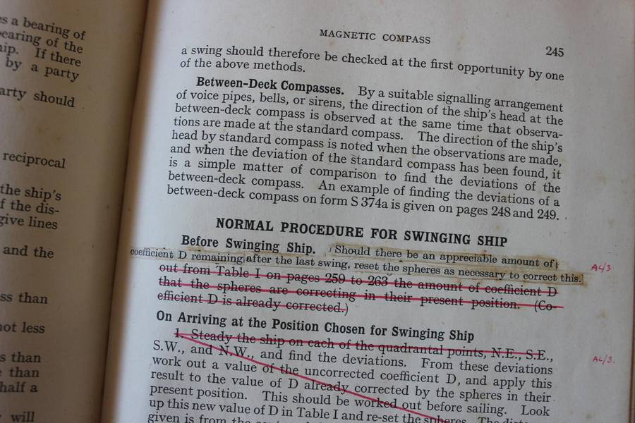 ADMIRALTY NAVIGATION MANUAL  Volume 1  1938