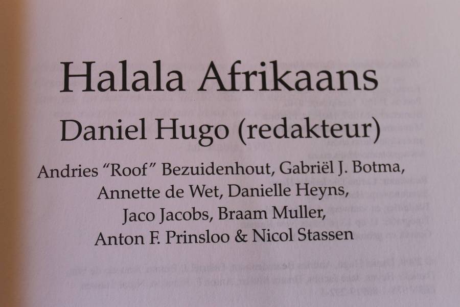 HALALA AFRIKAANS  Die Biografie van Afrikaans  Redakteur Daniel Hugo