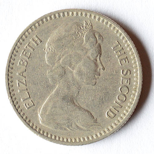 1964 Rhodesia 10c One shilling Elizabeth II 2nd portrait