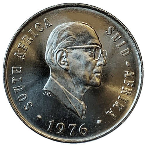 1976 South Africa Jacobus Johannes Fouche UNCIRCULATED 10c