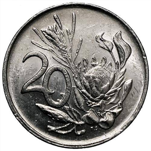 1986 South Africa 20c  XF