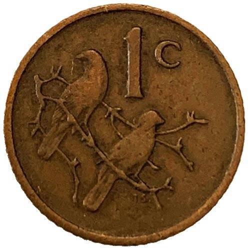 1971 South Africa 1c bronze