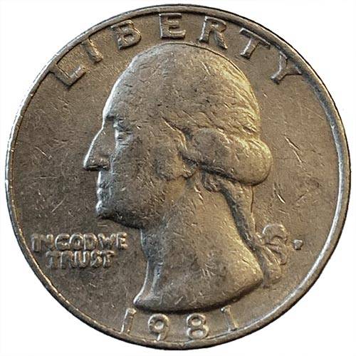 1981 USA Quarter dollar Fine
