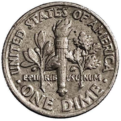 1997 USA 1 Roosevelt Dime D 17,9mm copper-nickel clad