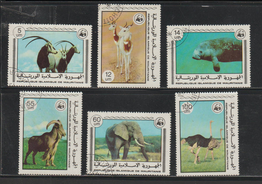 Mauritania Worldwide Nature Protection Endangered Animals 1978 CV R250