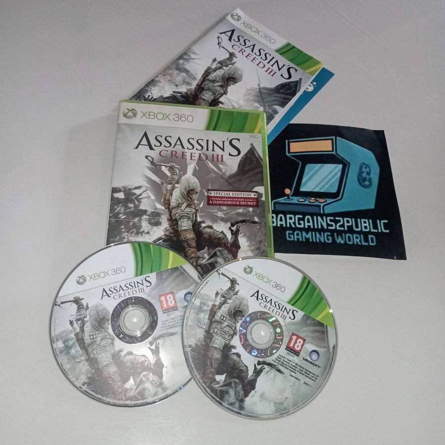 Assassin's Creed III (Special Edition) [Xbox 360]  **CIB**