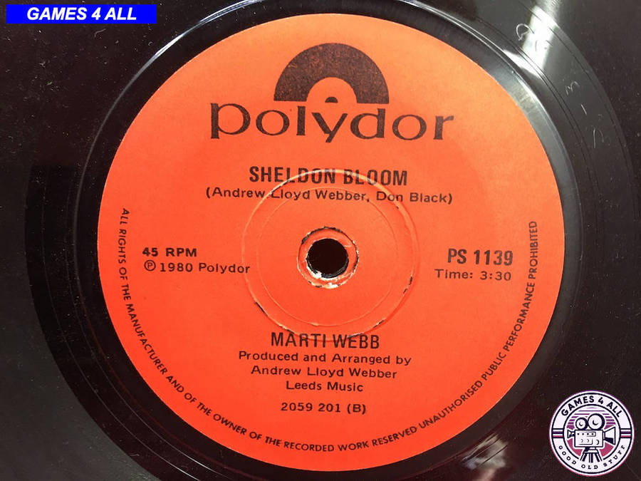 45" Record - Marti Webb - Take That Look Off You Face