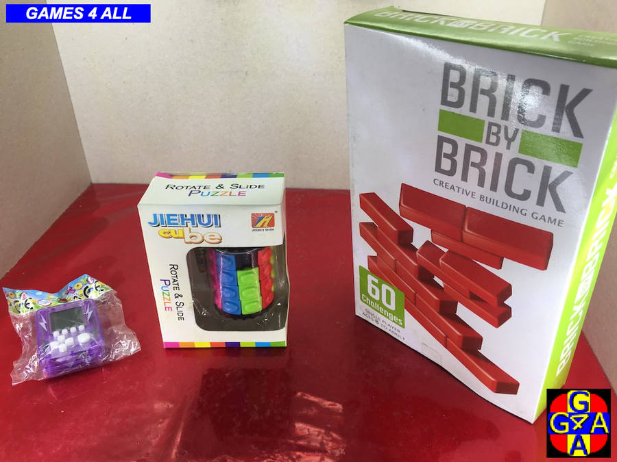 2 Puzzle Toys + Mini Tetris Game - ALL NEW!!! - ONE BID FOR ALL