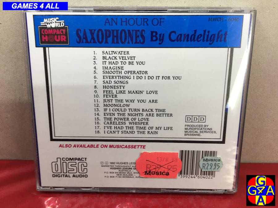 Saxophones By Candelight