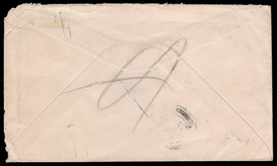 SOUTH AFRICA 1934 COVER TO UK FRANKED VRI ½d PAIR, ENDORSED STAMPS OBSOLETE, TAX MARKS AND GB TAX ST