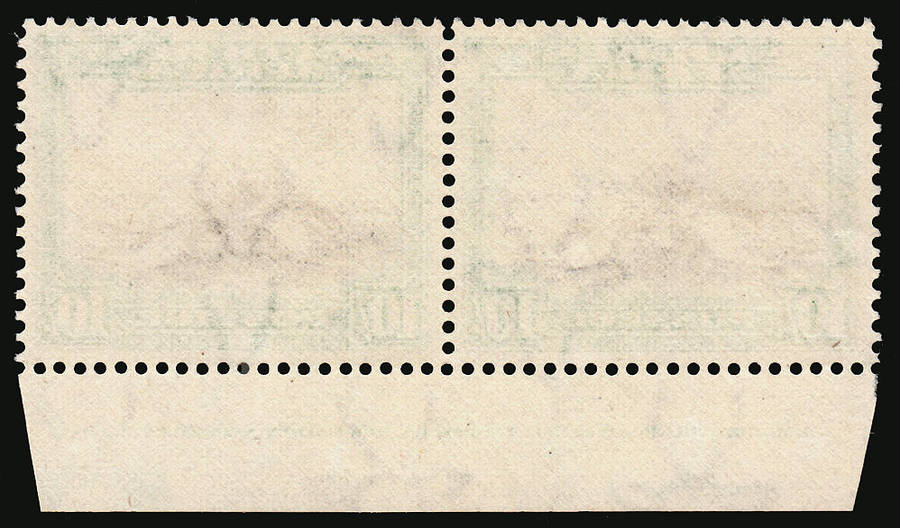 SWA 1931 WELWITSCHIA PLANT 10s PERF UP IMPRINT PAIR VERY FINE MNH. SACC 113a R4500