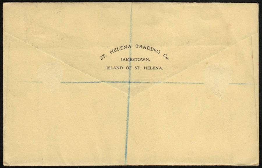 ASCENSION 1937 BEAUTIFULLY ILLUSTRATED DEWAR'S WHISKY REGISTERED COVER WITH CORONATION SET, FDC