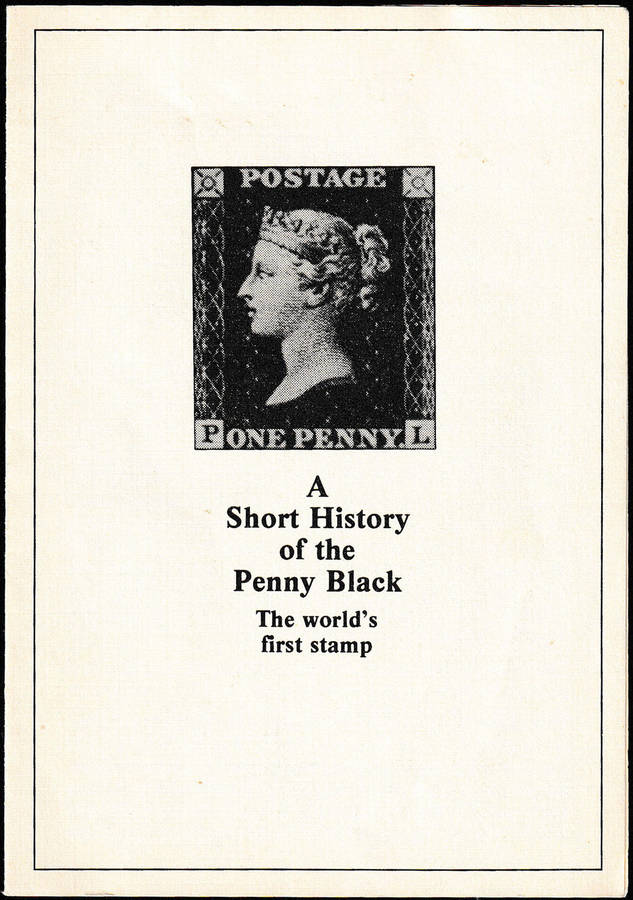 GB 1840 One Penny Black Mounted in Bronze Frame in Presentation Box