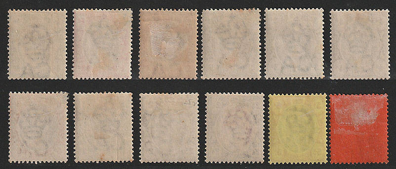 TRANSVAAL 1902 KEVII SET 12 VALUES  MINT. SACC 250-261 R9955. SEE DESCRIPTION