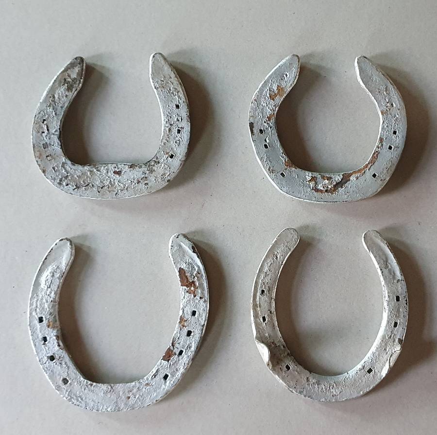 4x Steel Horseshoes as per photo