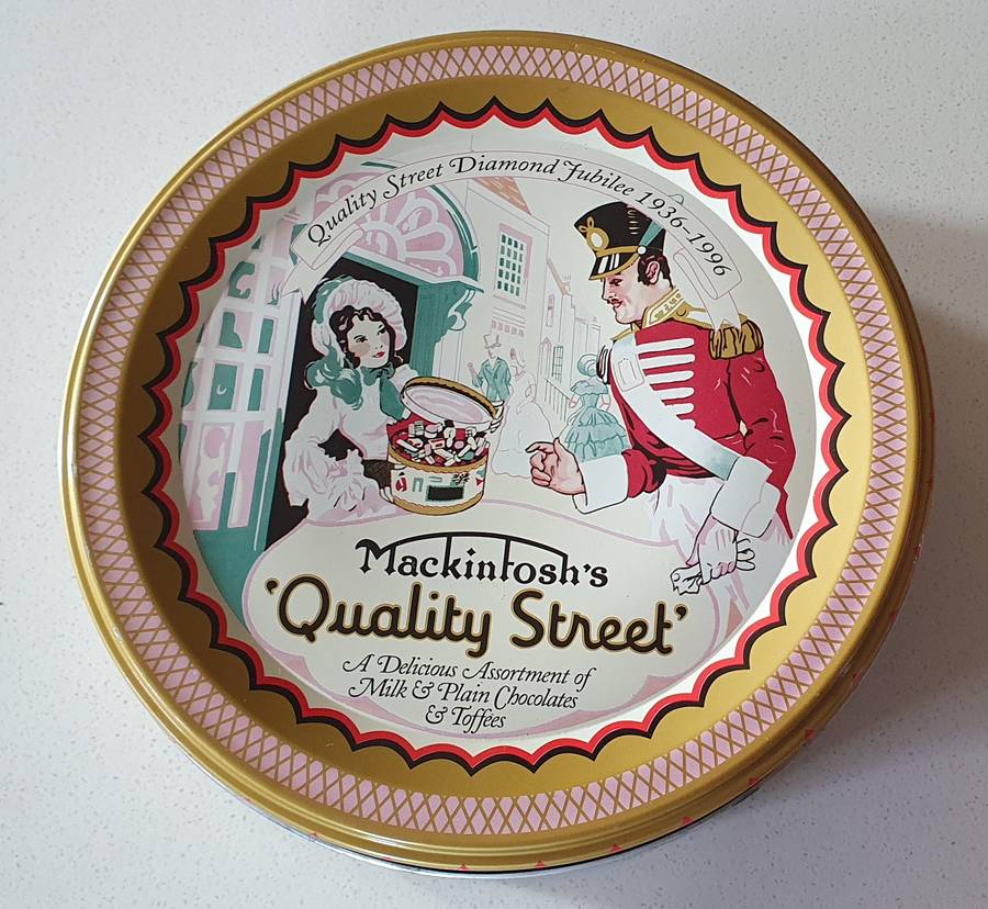 Mackintosh's QUALITY STREET tin as per photos