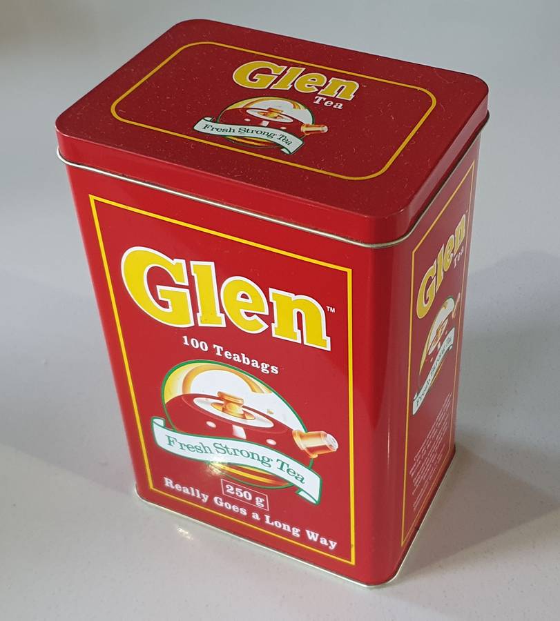 GLEN TEA tin as per photos