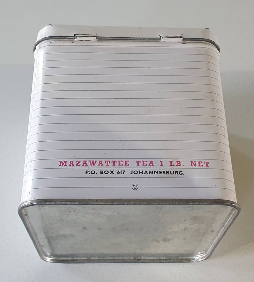 MAZAWATTEE TEA tin as per photos