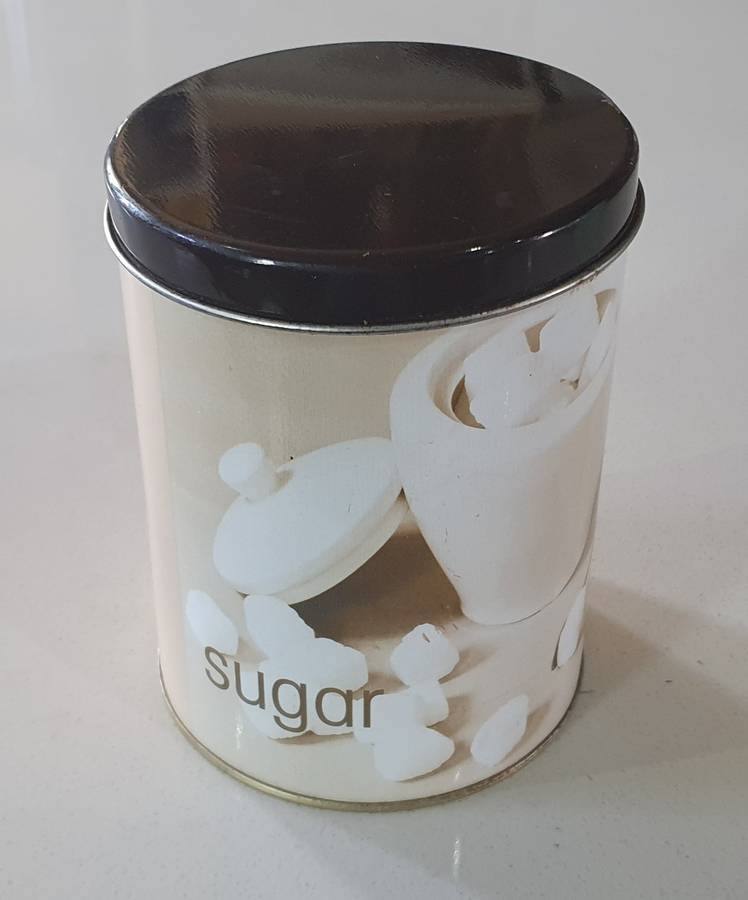 SUGAR tin as per photos
