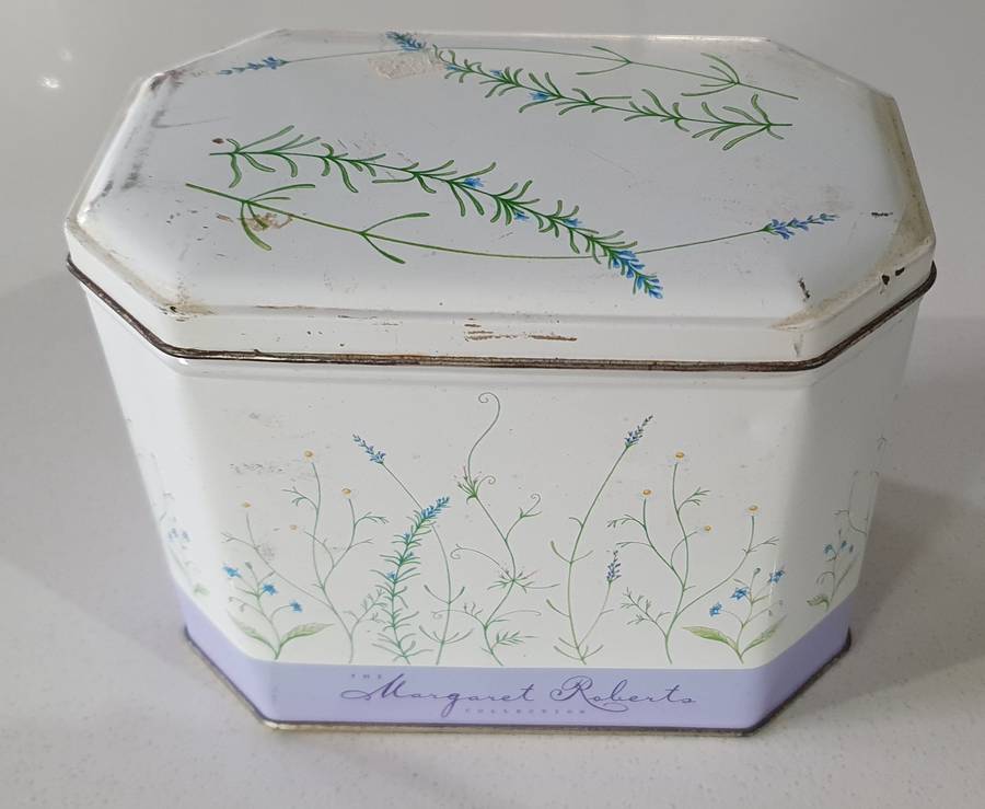 Margaret Roberts tin as per photos