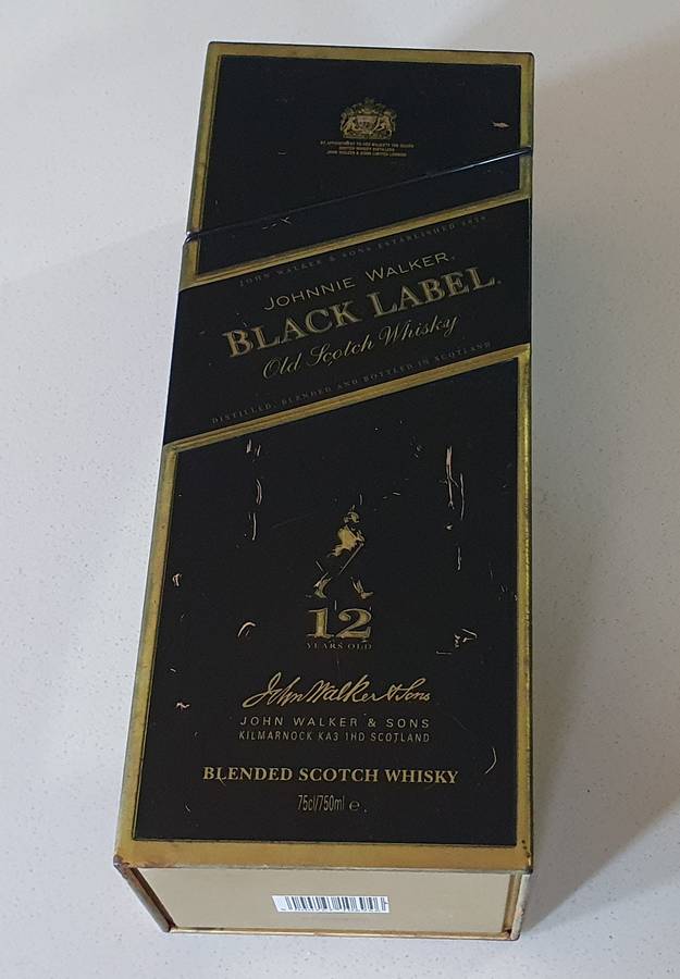 Johnnie Walker tin as per photos