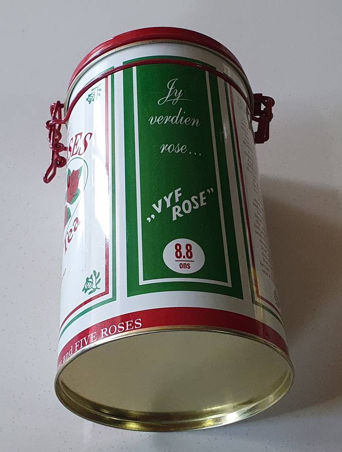 FIVE ROSES tea tin as per photos