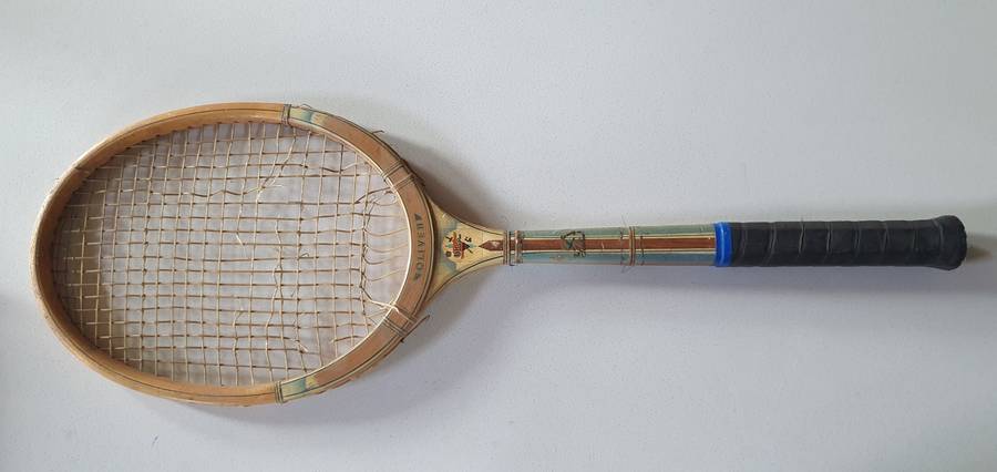 Vintage RAPIER - Oliver Racket Company, Australia - wood tennis racket as per photo.