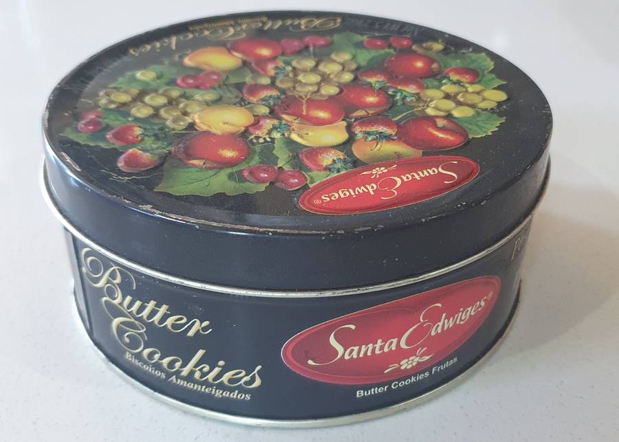 BUTTER COOKIES tin as per photo