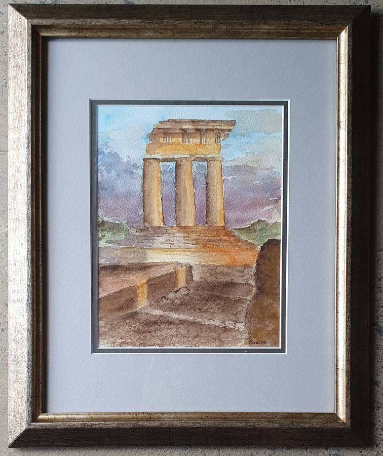 Original LOUISE CILLIERS watercolour painting as per photos
