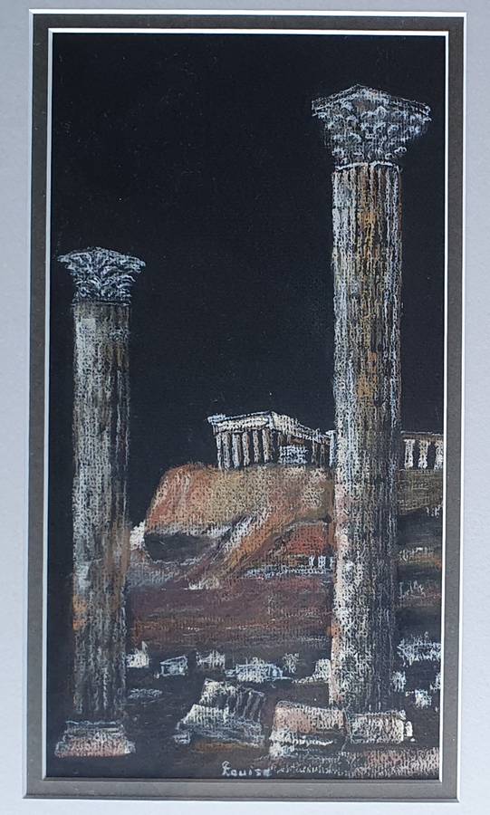 Original LOUISE CILLIERS pastel painting as per photos