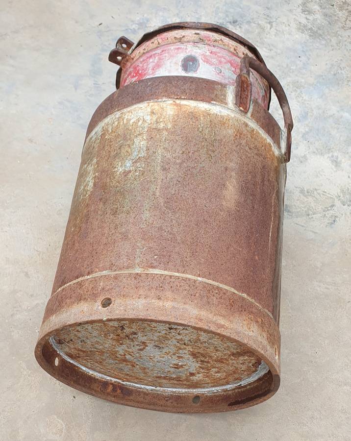 Vintage milk can as per photos