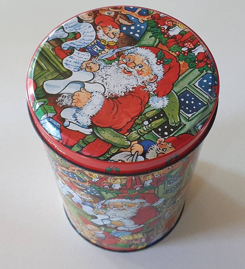 CHRISTMIS time tin as per photos