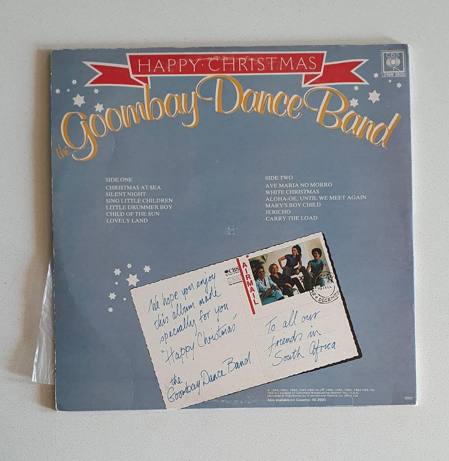 GOOMBAY DANCE BAND - HAPPY CHRISTMAS - vintage vinyl LP as per photo