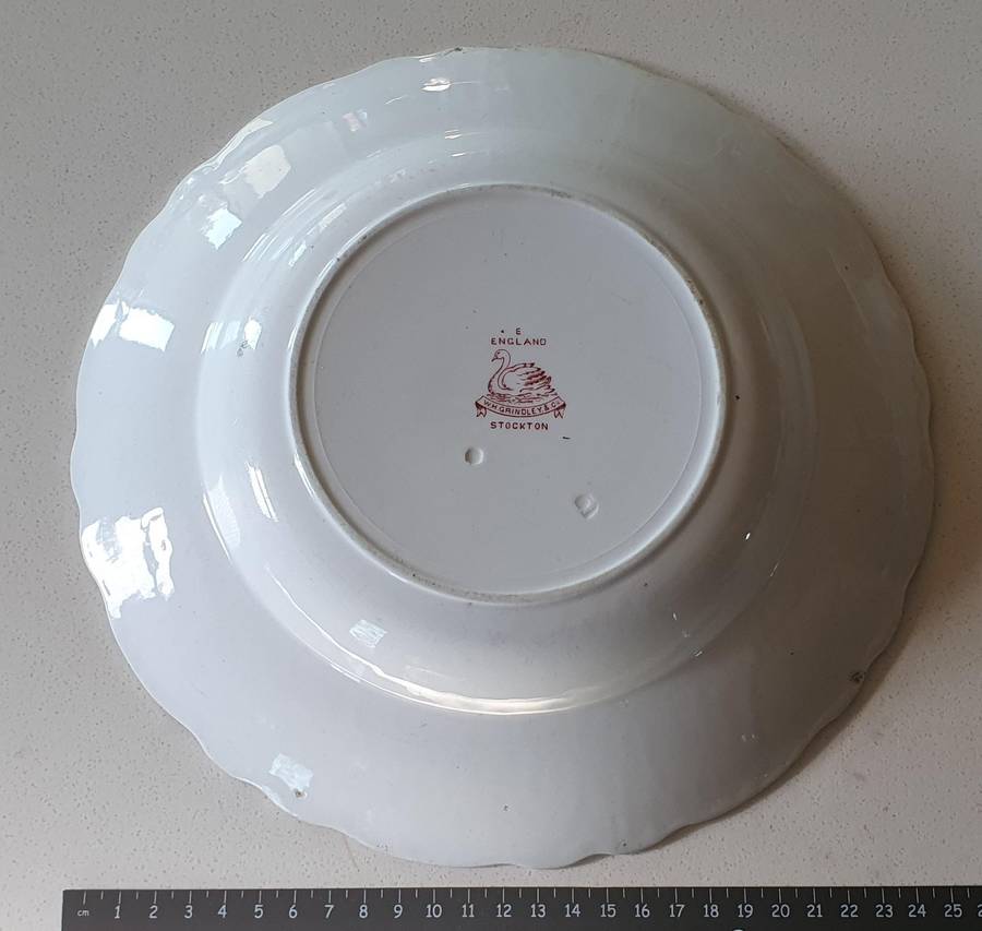 W.H. Grindley England bowl - Stockton as per photos