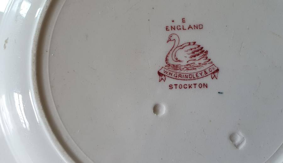 W.H. Grindley England bowl - Stockton as per photos