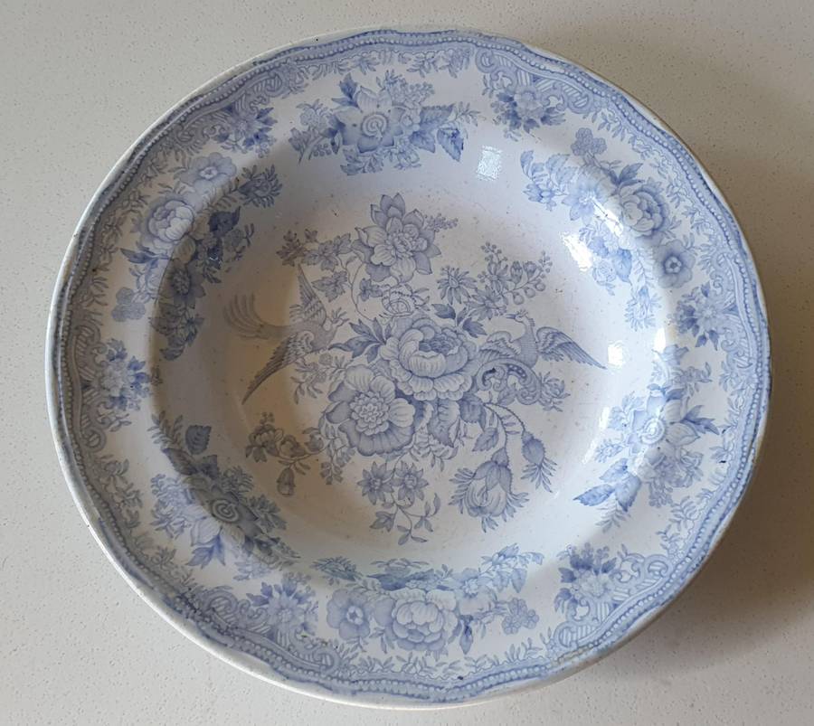 HILL POTTERY bowl - Asiatic Shersants as per photos