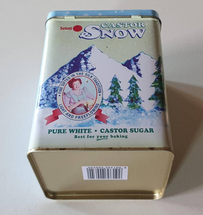 SELATI SUGAR tin as per photo.