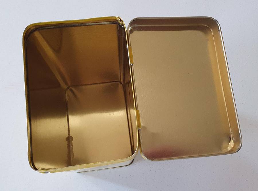 Maizena cornflour tin as per photo.