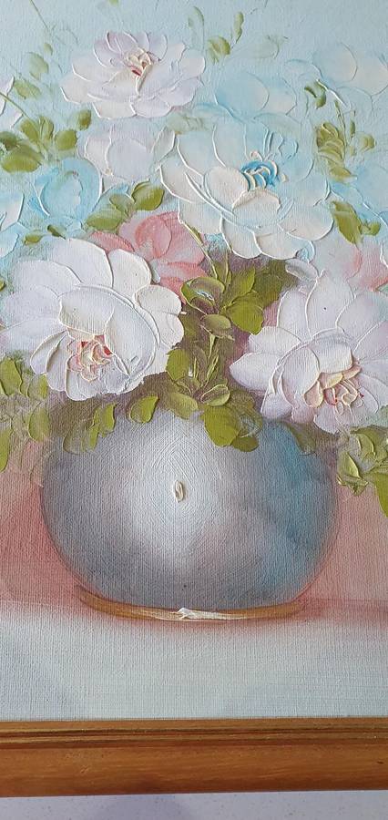 Original framed oil painting on stretched canvas as per photo