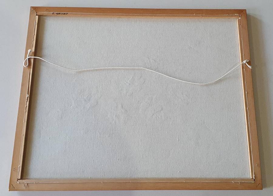 Original framed oil painting on stretched canvas as per photo