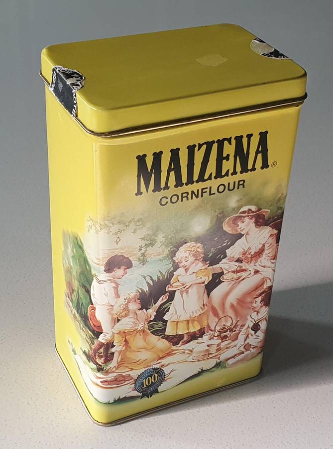 MAIZENA cornflour tin as per photo