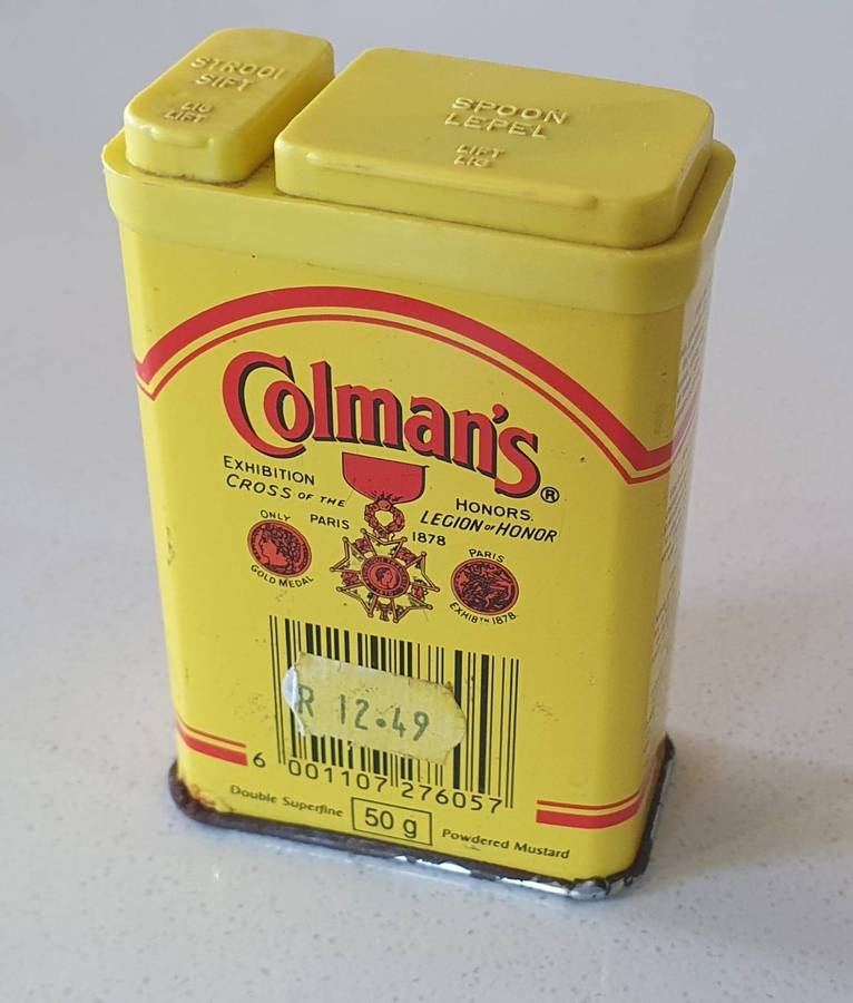 COLEMAN's mustars powder tin as per photo