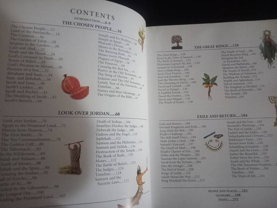 The Old Testament, the children's illustrated bible, retold for the young reader